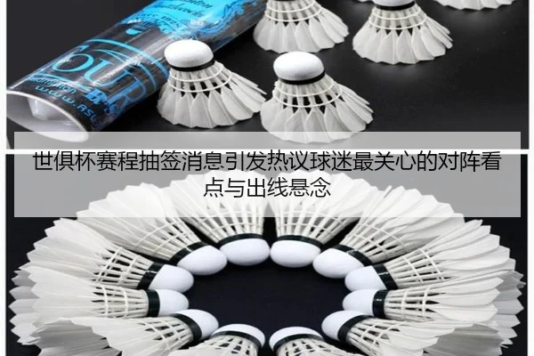 世俱杯赛程抽签消息引发热议球迷最关心的对阵看点与出线悬念